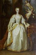 Jacopo Amigoni Princess Royal and Princess of Orange oil on canvas
